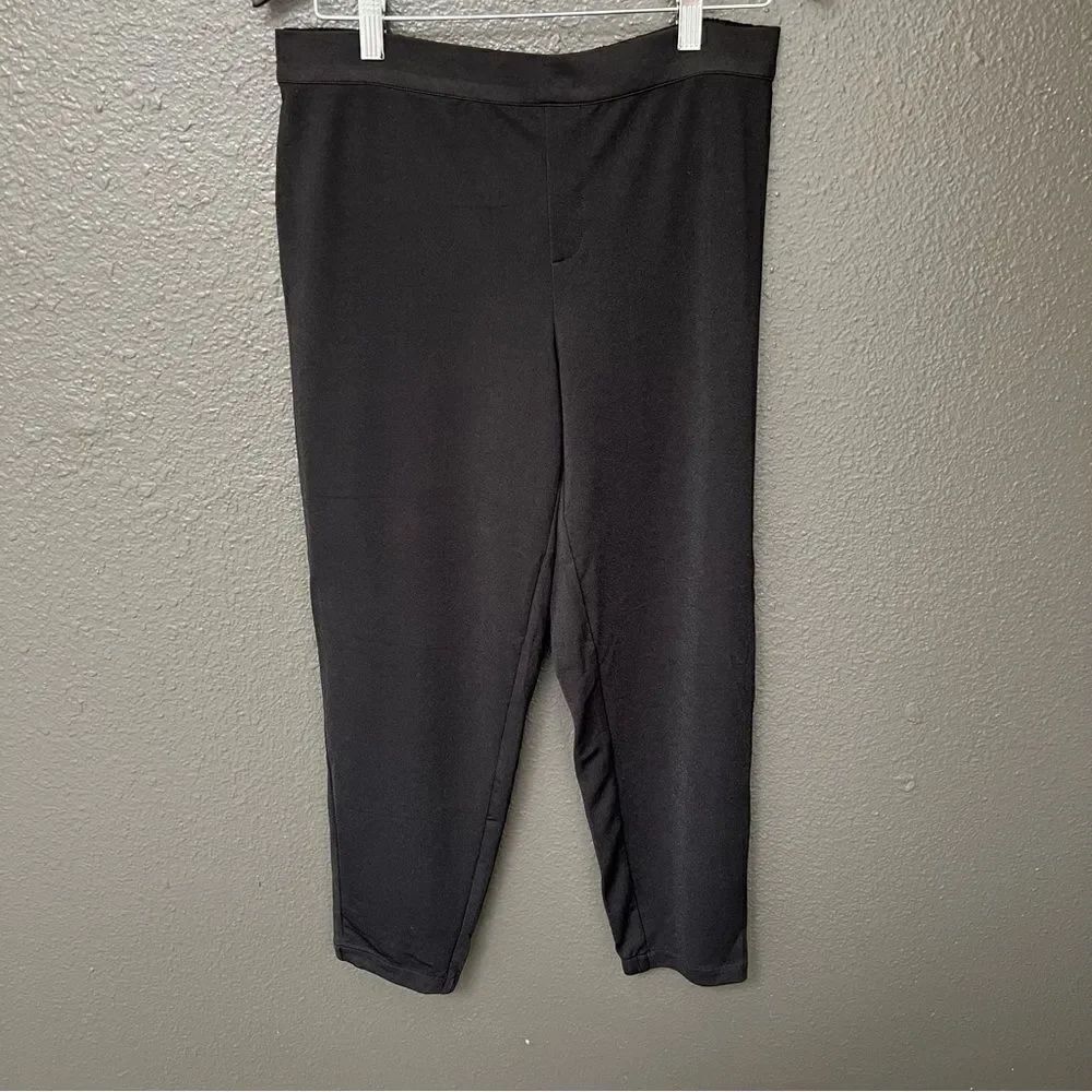 Isaac Mizrahi Live! Stretch pant in Black | size MP